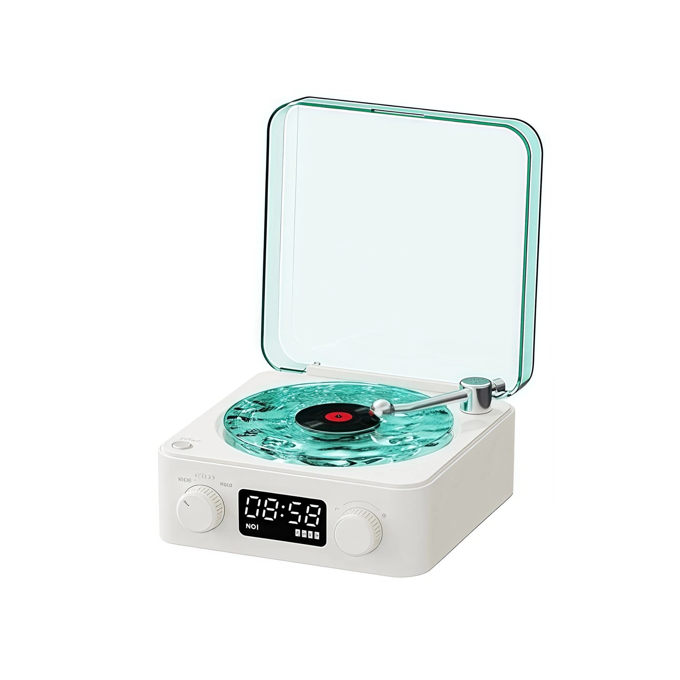 White Noise Sleep Aid & Bluetooth Retro Speakers With RGB Light