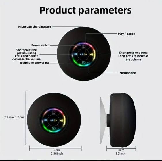 Waterproof Shower Speaker